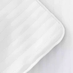 Kirklands Home Stitched Stripes 2-pc. Twin Quilt Set White
