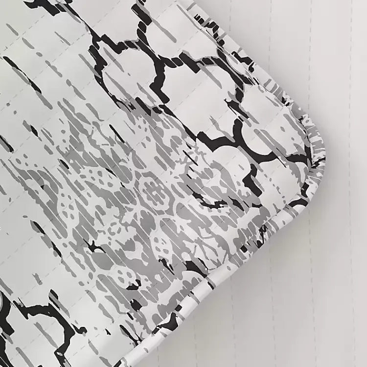 Kirklands Home White Trellis Reversible 3-pc. Queen Quilt Set Discount