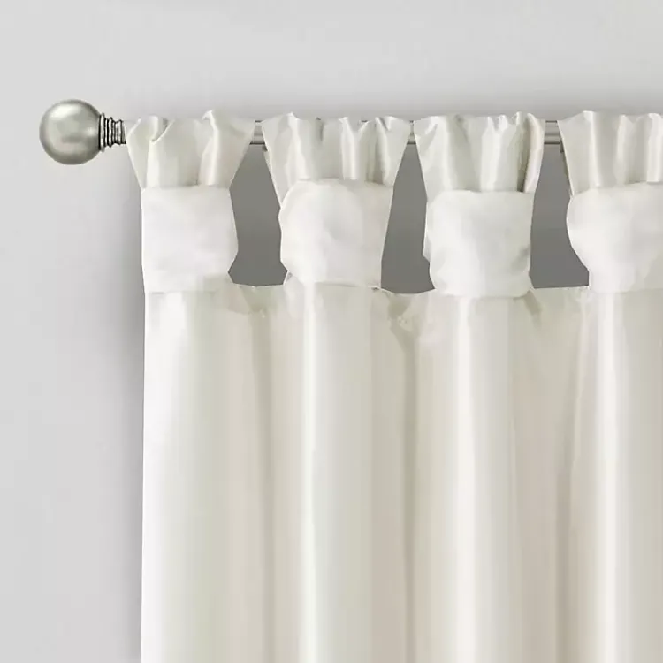Kirklands Home Twist Top Curtain Panel, 95 in. White Online