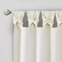 Kirklands Home Twist Top Curtain Panel, 95 in. White Online