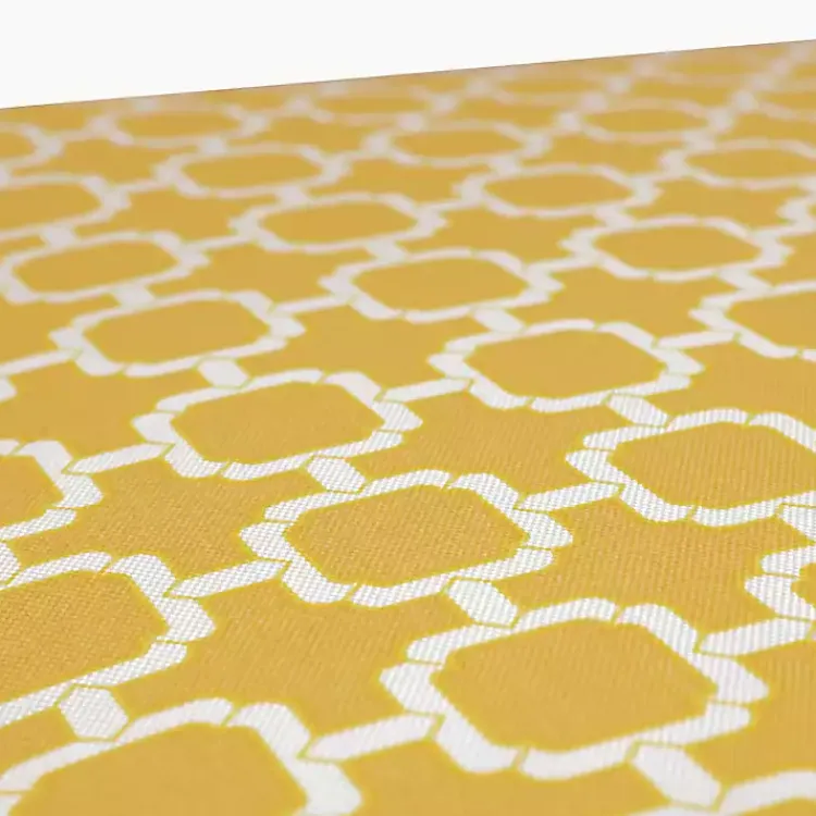 Kirklands Home Pattern Square Outdoor Chair Cushion Yellow Best